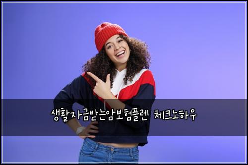 생활자금받는암보험플렌 체크노하우