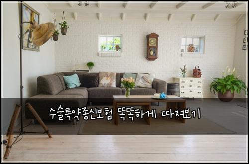 수술특약종신보험 똑똑하게 따져보기
