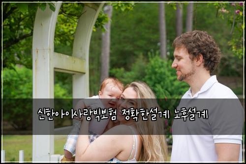 신한아이사랑빅보험 정확한설계  노후설계