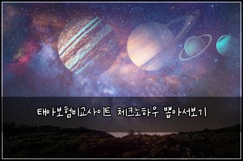 태아보험비교사이트 체크노하우 뽑아서보기