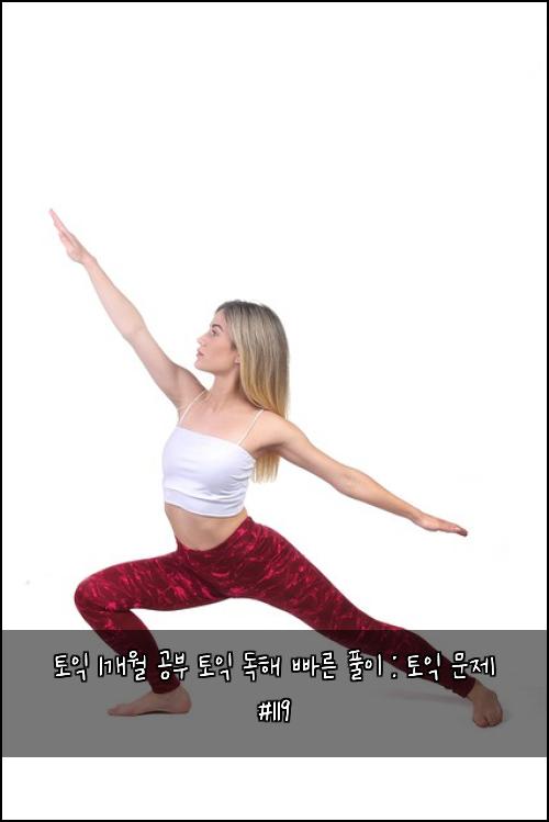 토익 1개월 공부 토익 독해 빠른 풀이 : 토익 문제 #119