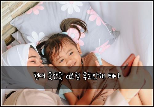 현대 굿앤굿 ci보험 후회안해  태아