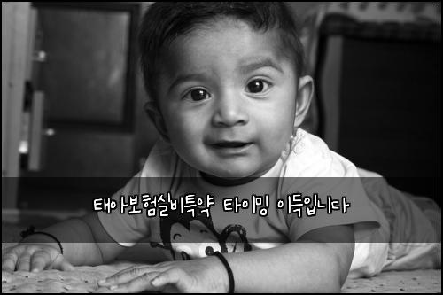 태아보험실비특약 타이밍 이득입니다