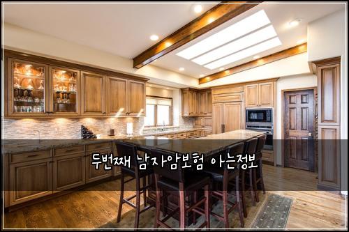 두번째 남자암보험 아는정보 