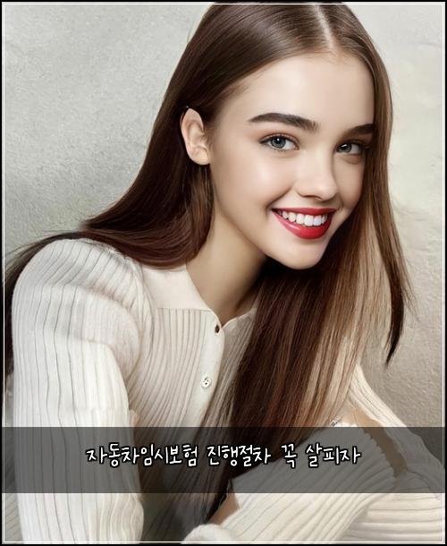 자동차임시보험 진행절차  꼭 살피자