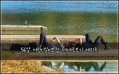 56살 어린이실비보험 제대로보기  메리츠