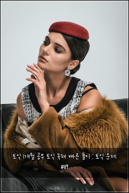 토익 1개월 공부 토익 독해 빠른 풀이 : 토익 문제 #119
